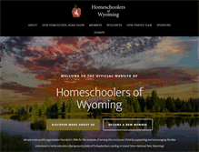 Tablet Screenshot of homeschoolersofwy.org